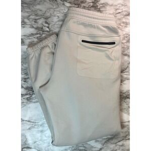 American Eagle Outfitters Mens Jogger Sweatpants Cream Size M Relaxed Fit Cl